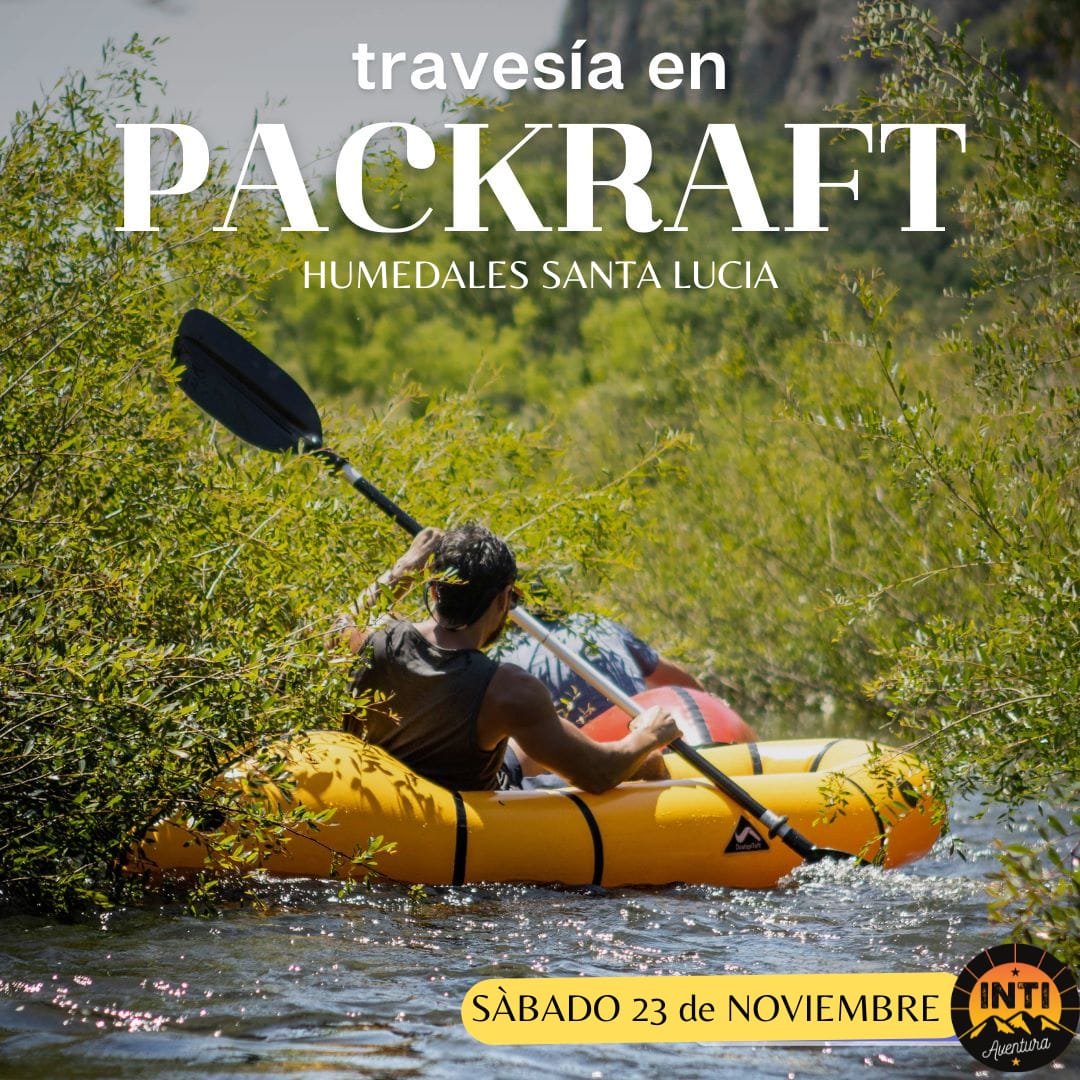 Travesía en Packraft Humedales del Santa Lucía